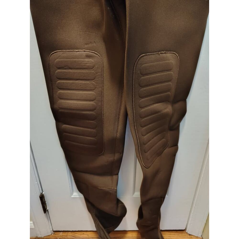 RedHead Brown Neoprene Hip Waders Overalls Worn once Size L - Picture 5 of 10